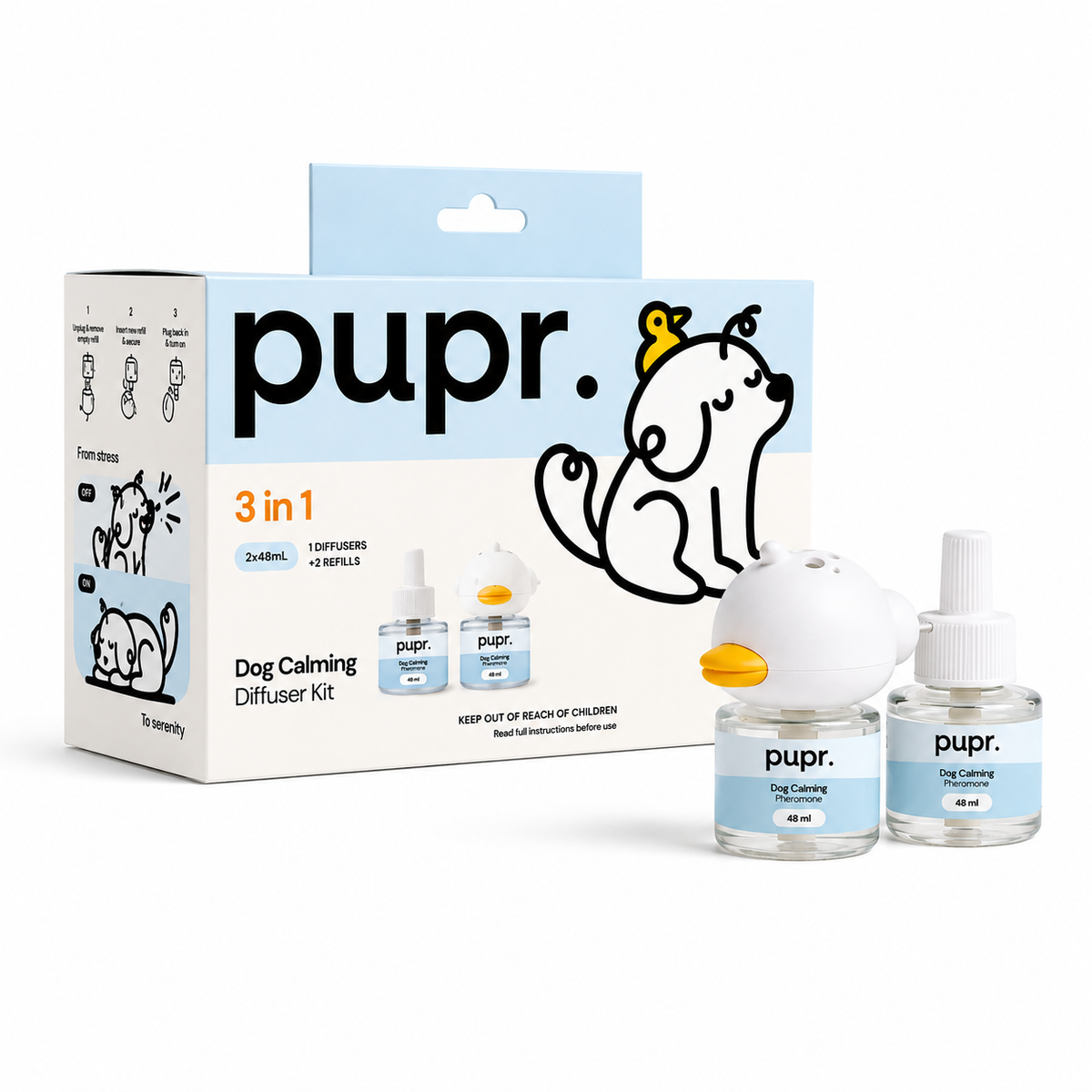 Diffuseur apaisant pour chiens