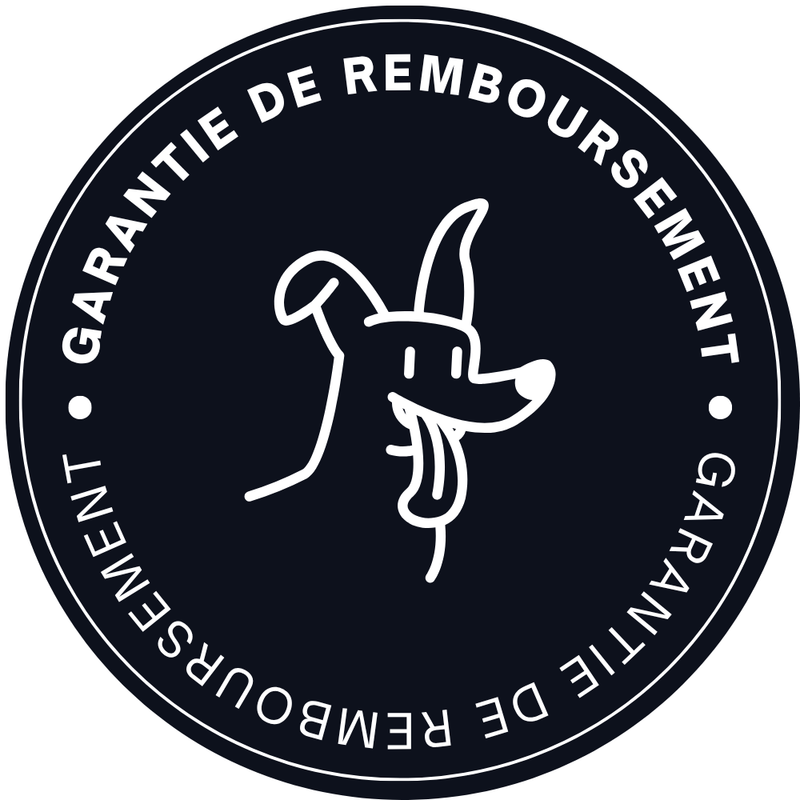 Un chien plus calme en 30 jours, ou remboursé.